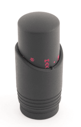 Узел нижнего подключения Delta DUO универсальный с термоголовкой М30х1,5 RAL 9005 (Черный)