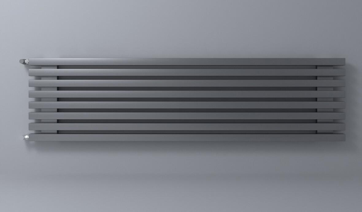 Радиатор стальной трубчатый Velar Q40 2000 H2, горизонтальный, 2 секции боковое