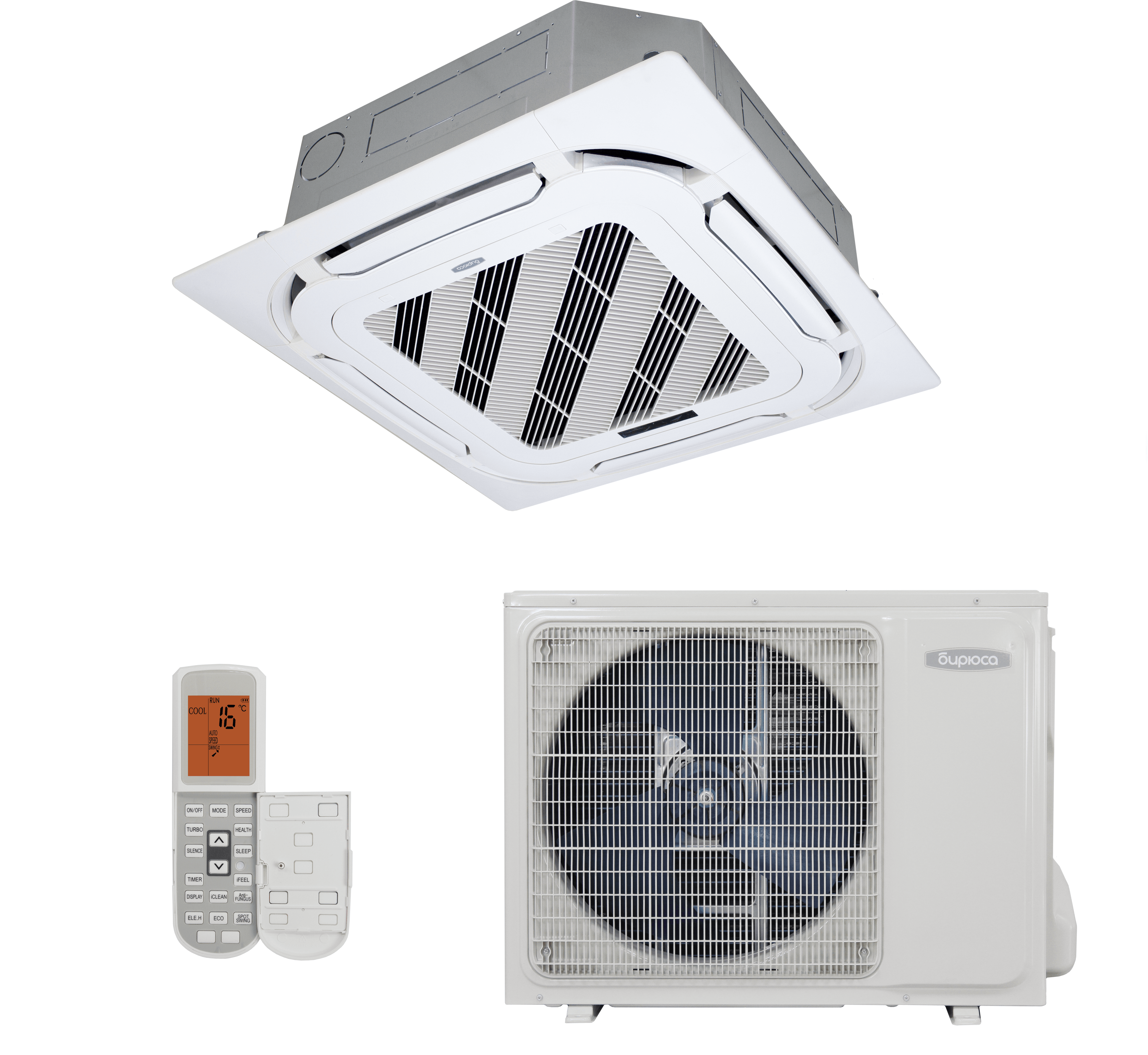 Кассетный кондиционер Бирюса BLCA-H48/5DR3