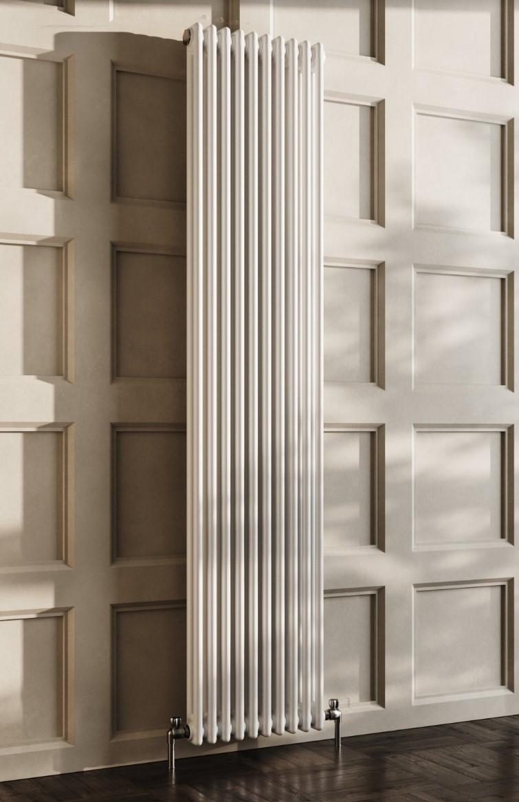 Стальной трубчатый радиатор 2-колончатый Solira 2130/12/12/RAL 9016