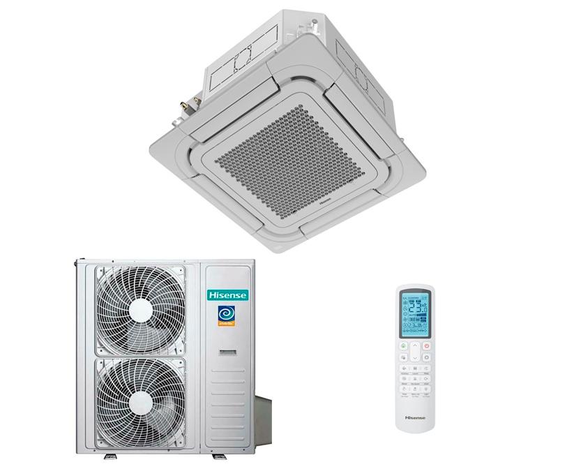Кассетный кондиционер Hisense Heavy EU DC AUC-36UR4RKC8/AUW-36U4RK7 WI-FI