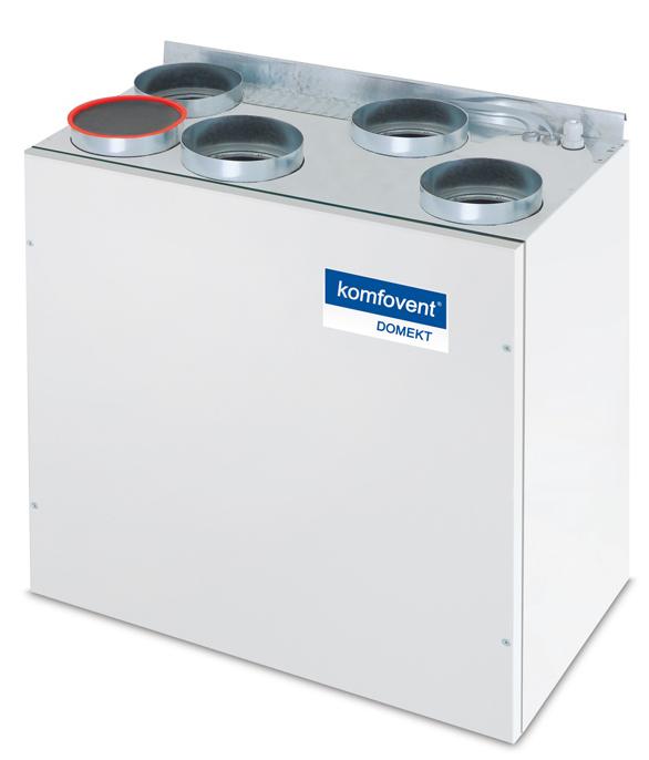 Приточно-вытяжная вентиляционная установка 500 Komfovent Domekt-R-200-V-HW/DH (L/A M5/M5 ePM10 50/ePM10 50)