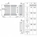 Стальной трубчатый радиатор 3-колончатый Arbonia 3030/32 N12 3/4 RAL 9016