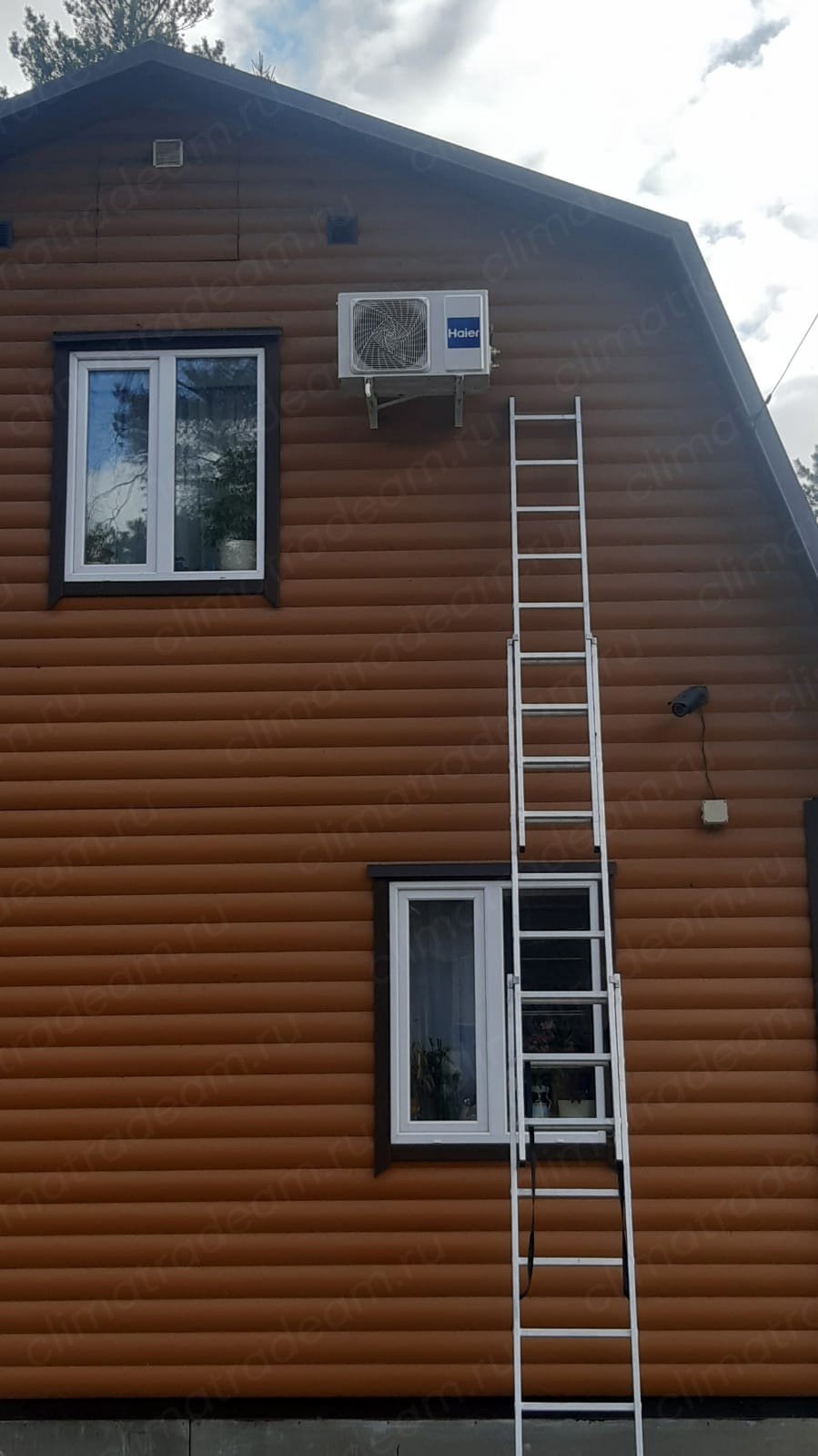 В городском поселке Токсово Всеволожский районе установили кондиционер Haier серии Lightera Full Black.