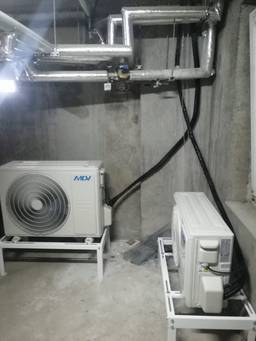 г. Санкт-Петербург в УК "Этажи" установили две сплит-системы Mdv серия Infini.