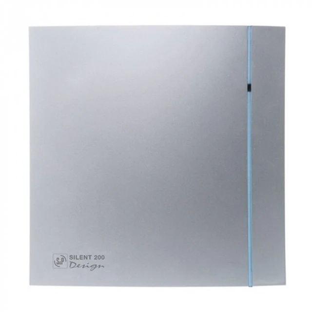 Вытяжка для ванной диаметр 120 мм Soler & Palau SILENT-200 CRZ SILVER DESIGN 3C