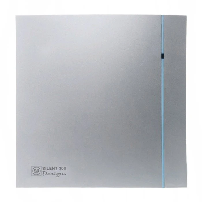 Вытяжка для ванной диаметр свыше 150 мм Soler & Palau SILENT-300 CHZ PLUS SILVER DESIGN 3C