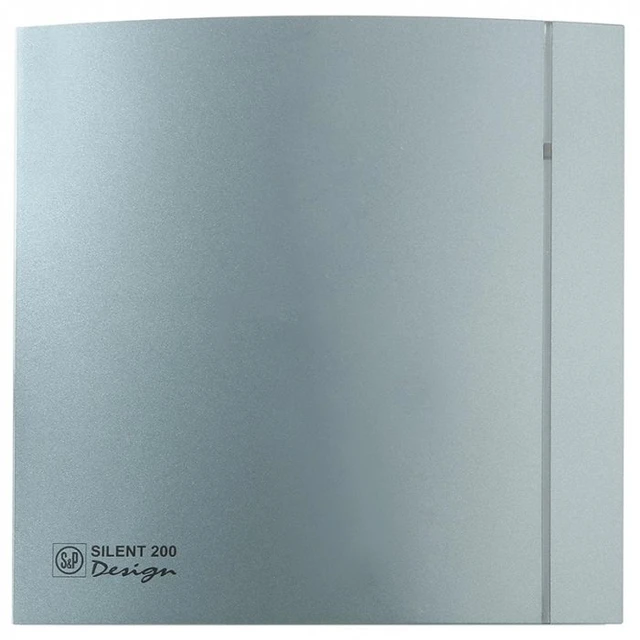 Вытяжка для ванной диаметр 120 мм Soler & Palau SILENT-200 CZ GREY DESIGN 4C