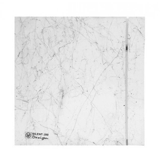Вытяжка для ванной диаметр 120 мм Soler & Palau SILENT-200 CZ MARBLE WHITE DESIGN 4C