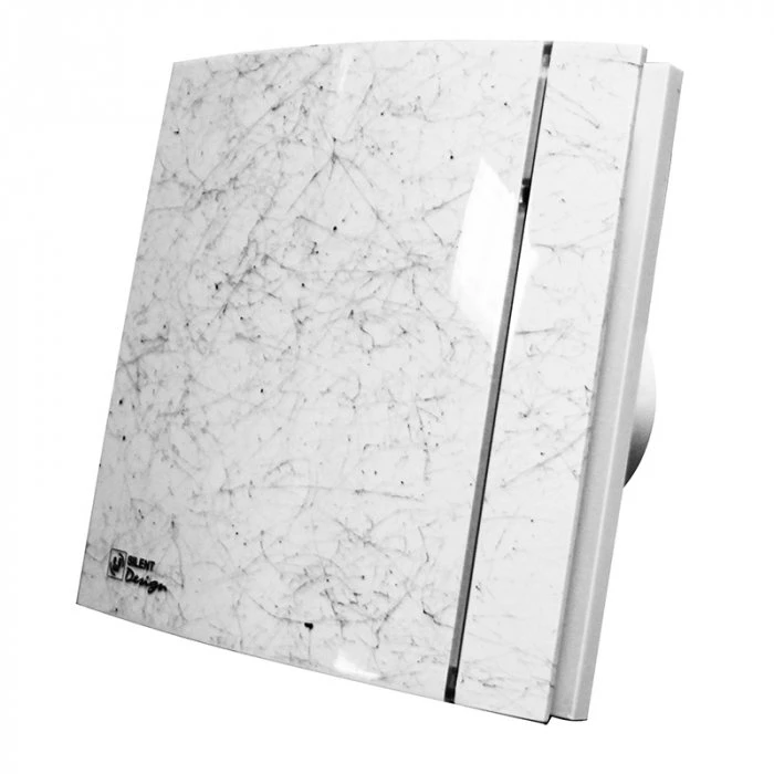 Вытяжка для ванной диаметр 120 мм Soler & Palau SILENT-200 CZ MARBLE WHITE DESIGN 4C