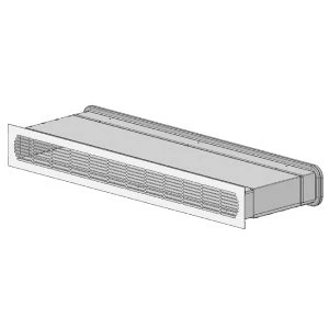 Комплект воздуховодов с фильтром и алюминиевыми решетками Dantherm для 40T