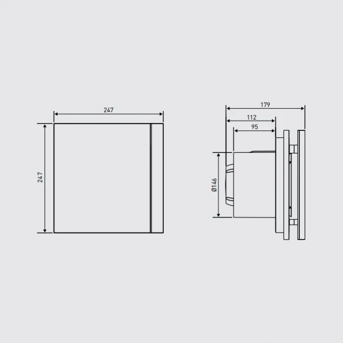 Вытяжка для ванной диаметр свыше 150 мм Soler & Palau SILENT-300 CHZ DESIGN 3C