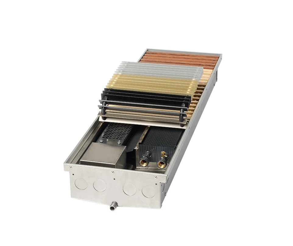 Внутрипольный конвектор Isoterm Гольфстрим-12В для влажных помещений 110х370х6000