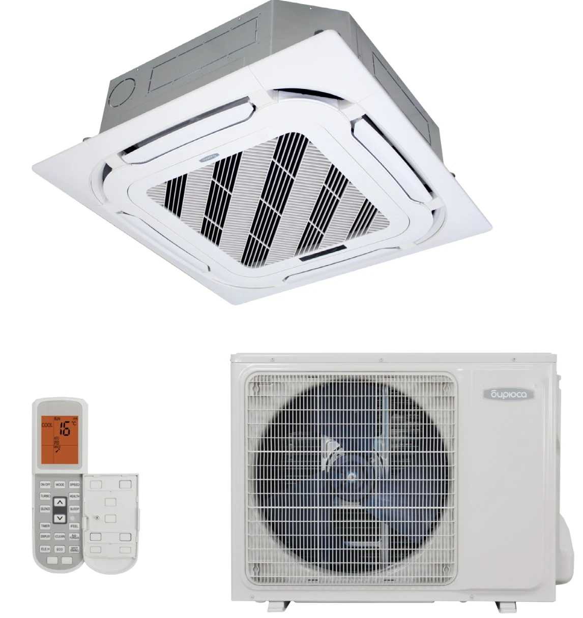 Кассетный кондиционер Бирюса BLCA-H24/4DR1