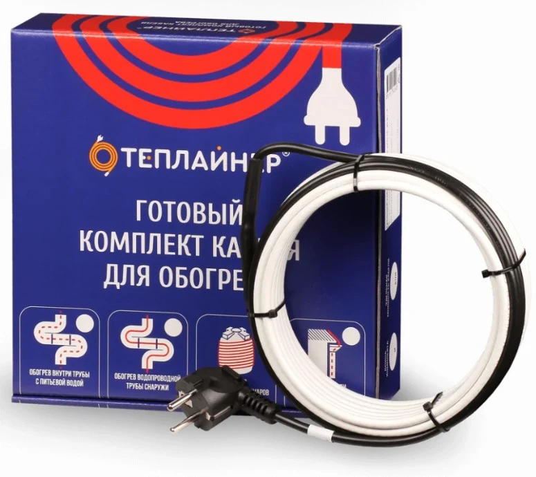 Греющий кабель Теплайнер Praktik КСВ-10, 140 Вт, 14 м