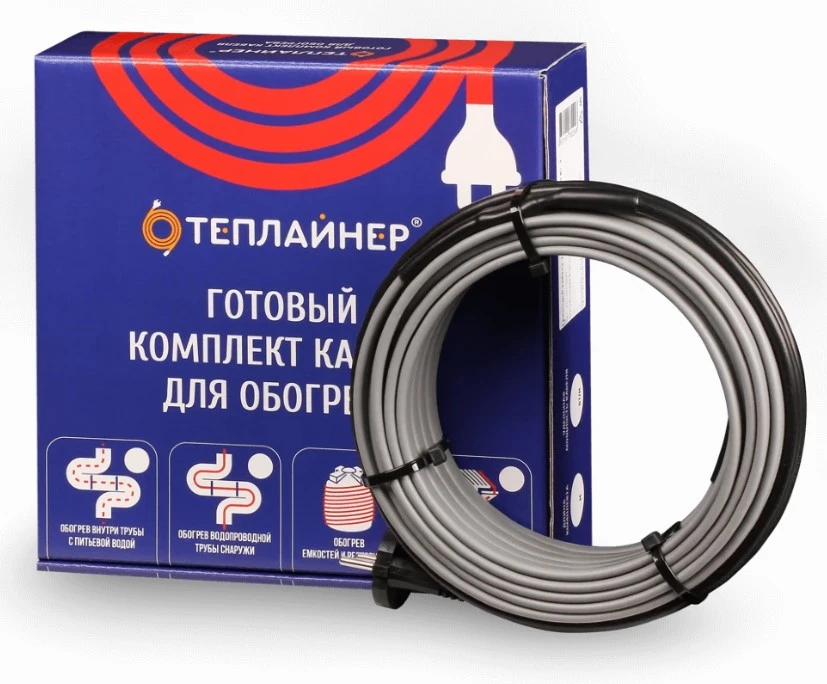 Греющий кабель Теплайнер Standart КСЕ-24, 72 Вт, 3 м