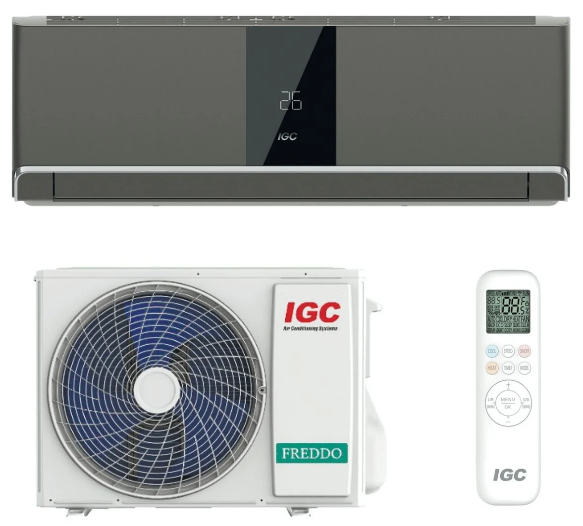 Кондиционер IGC Freddo Grey RAS-V09RTF