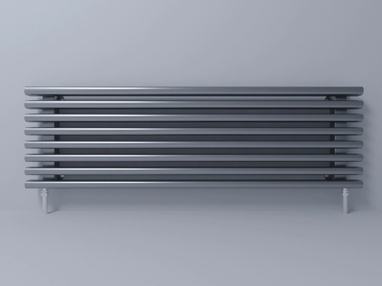 Радиатор стальной трубчатый Velar S 550 H2, горизонтальный, 2 секции Боковое
