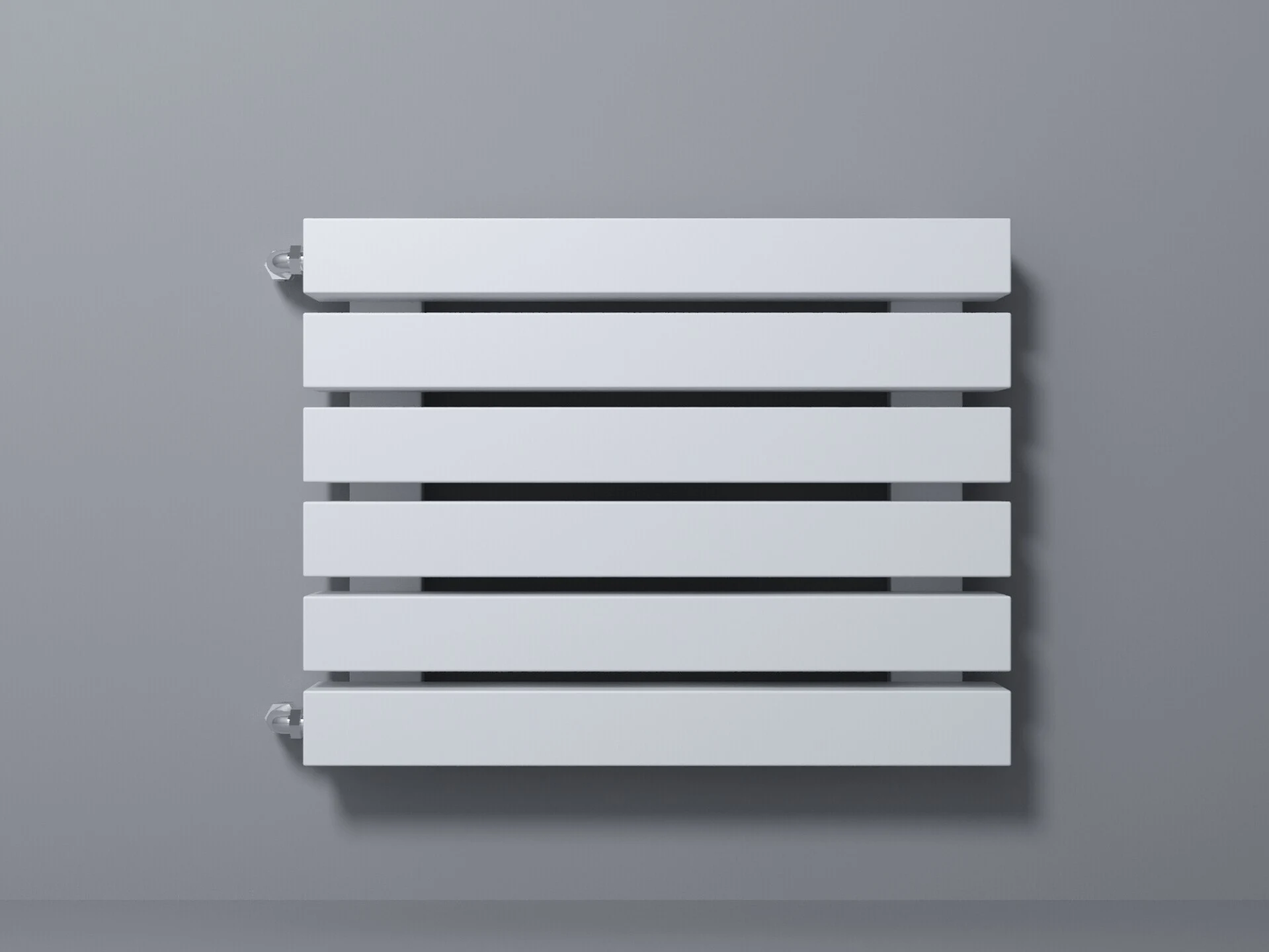 Радиатор стальной трубчатый Velar Q80 2500 H2, горизонтальный, 2 секции Боковое