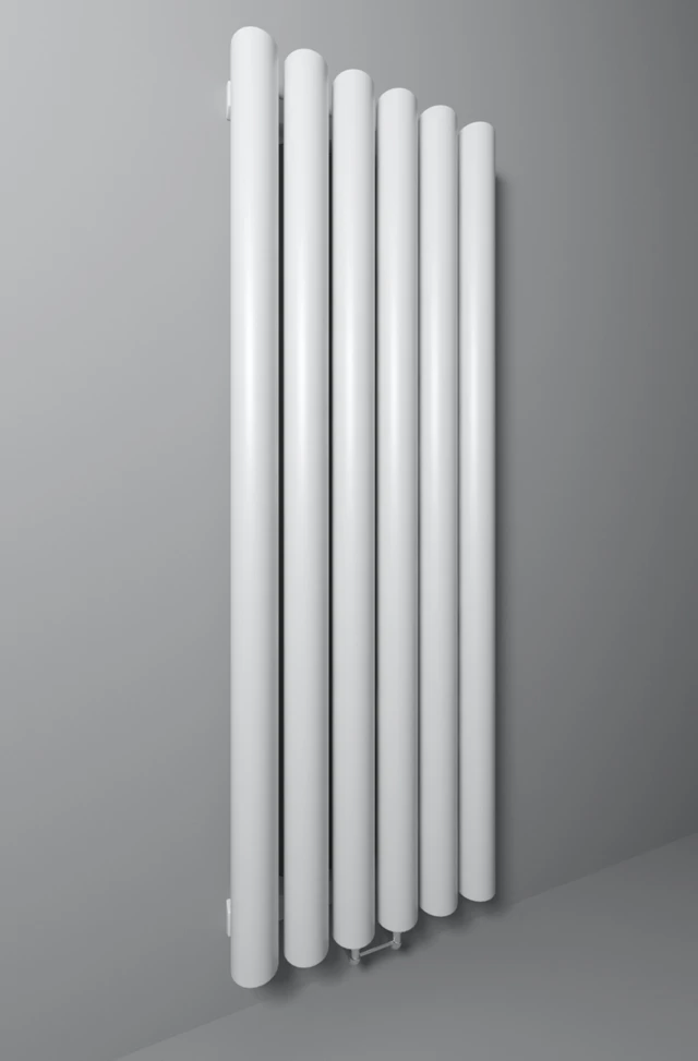 Радиатор стальной трубчатый Velar R89 1250 V2, вертикальный, 2 секции Нижнее