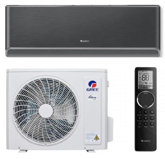 Кондиционер Gree Airy Black Inverter GWH12AVCXD-K6DNA1A