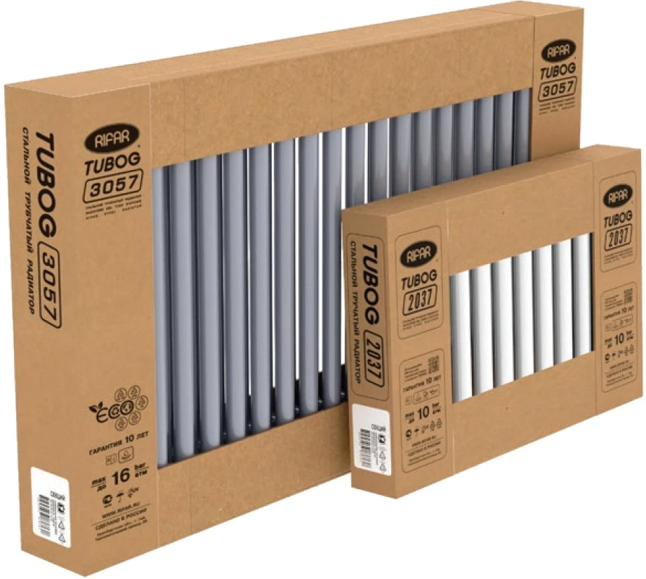 Стальной трубчатый радиатор 2-колончатый Rifar TUBOG 2200-22