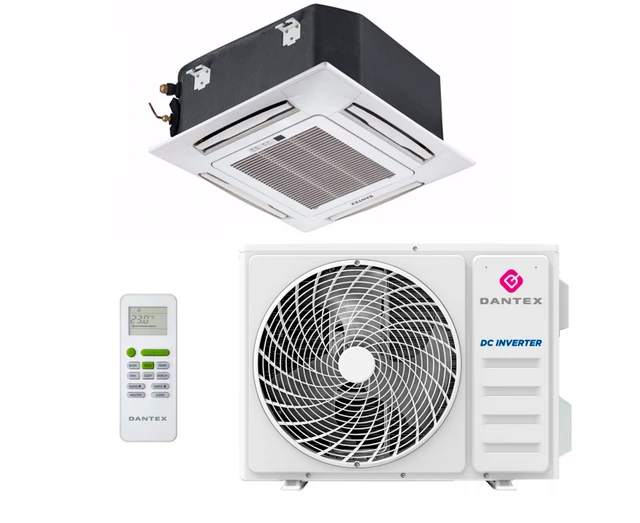 Кассетный кондиционер Dantex City-E Inverter RKD-36UHTNI/RKD-36HTNIE-W