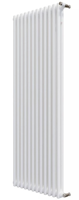 Стальной трубчатый радиатор 2-колончатый Zehnder Charleston Completto 2180/12/V001/RAL 9016