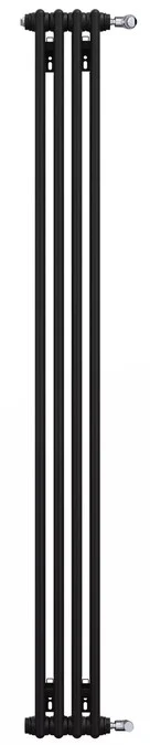 Стальной трубчатый радиатор 2-колончатый Zehnder Charleston Completto 2180/4/V001/RAL 9005 М
