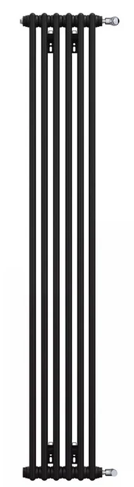 Стальной трубчатый радиатор 2-колончатый Zehnder Charleston Completto 2180/6/V001/RAL 9005 М