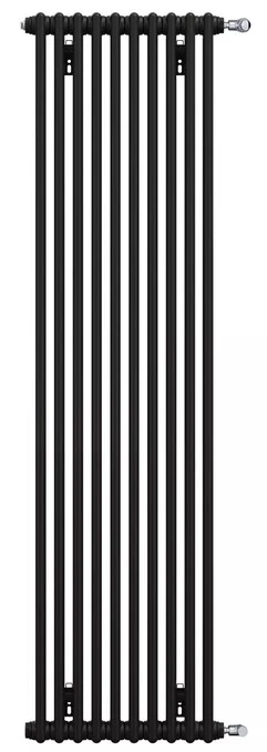 Стальной трубчатый радиатор 2-колончатый Zehnder Charleston Completto 2180/10/V001/RAL 9005 М