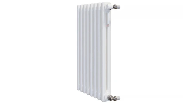 Стальной трубчатый радиатор 2-колончатый Zehnder Charleston Completto 2056/10/V001/RAL 9016