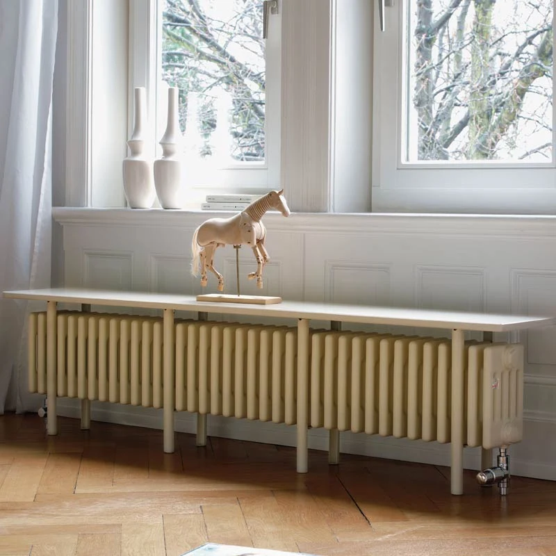 Радиатор-скамейка 6т-колончатый Zehnder Charleston Bench CB6026-44/1270/RAL 9016