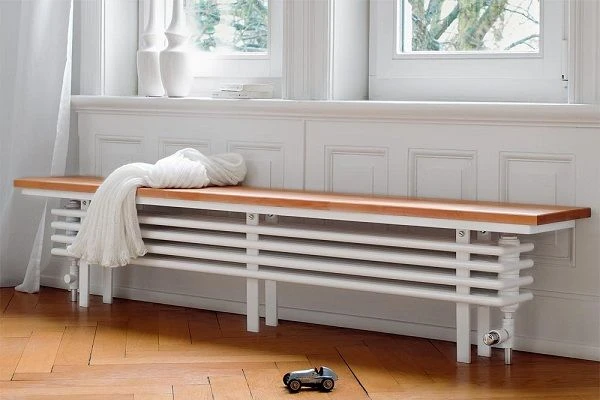 Радиатор скамейка 4-х колончатый Zehnder Radiator Bench B51204120/5/3570/RAL 9016
