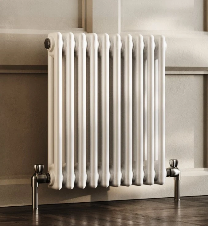 Стальной трубчатый радиатор 2-колончатый Solira 2037/10/12/RAL 9016