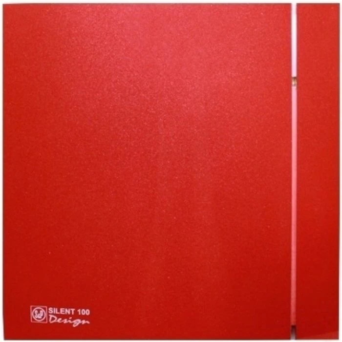 Вытяжка для ванной диаметр 100 мм Soler & Palau SILENT-100 CRZ RED DESIGN 4C (230V 50Hz)