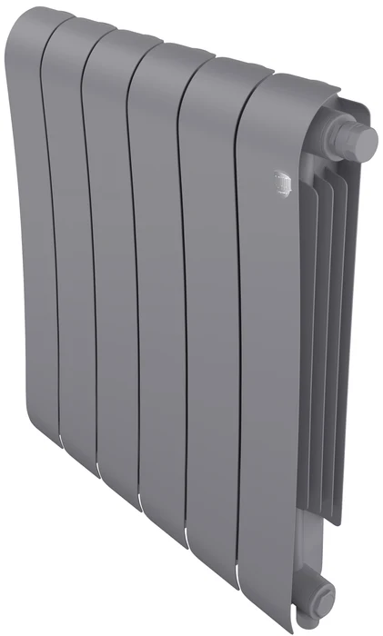 Биметаллический радиатор Royal Thermo Infinity 500 V 10 Silver Satin секц.