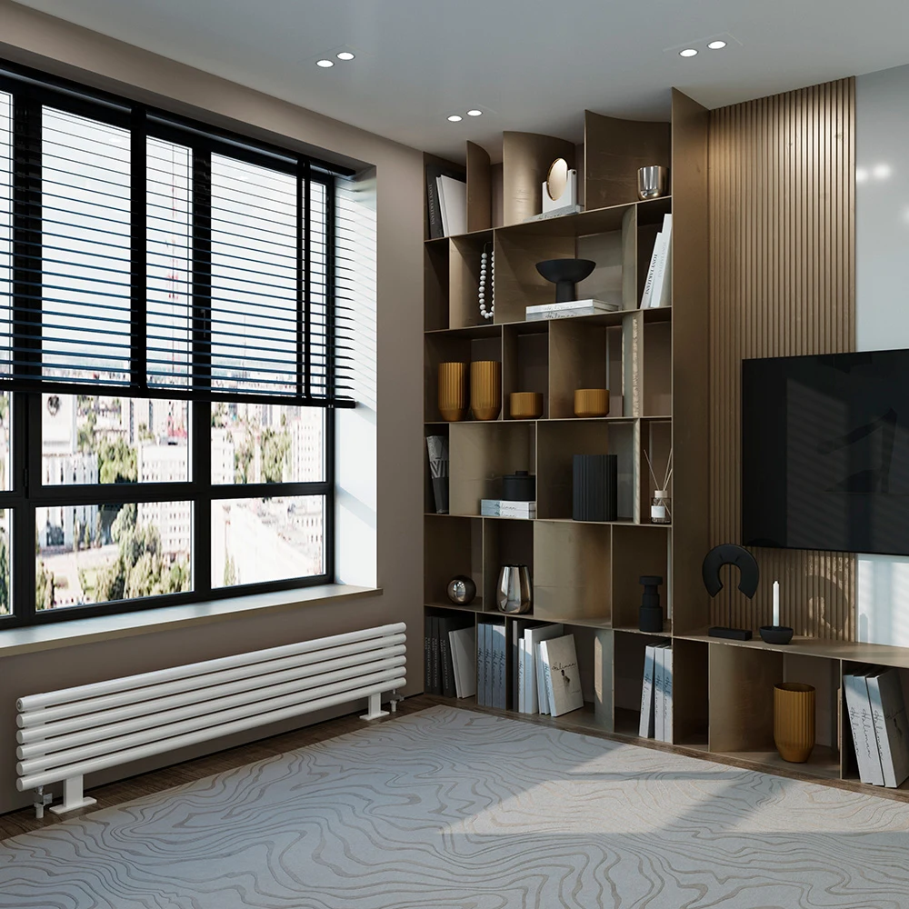 Радиатор стальной трубчатый напольный WarmMet Round 42 HN 3000-7