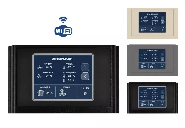 Приточно-вытяжная вентиляционная установка Turkov Zenit Heco S 4100 W