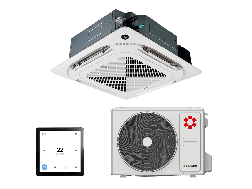 Кассетный кондиционер Kentatsu KSVB140HZRN1W/KSUNB140HZRN3/KPU95-DR