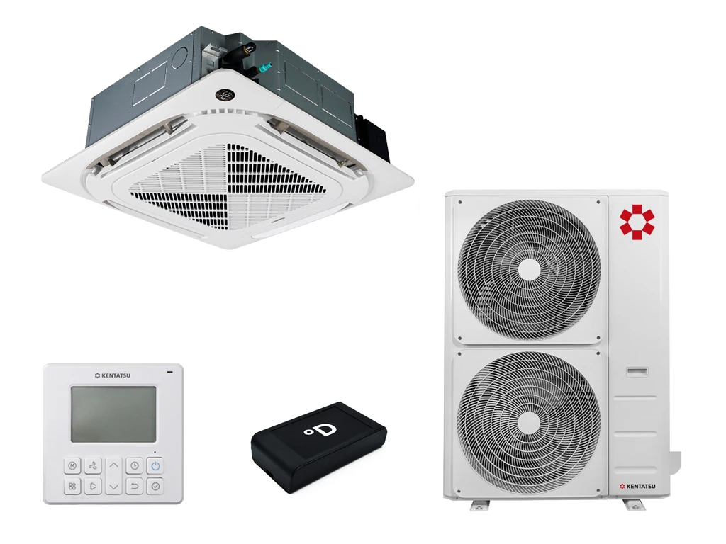 Кассетный кондиционер Kentatsu KSVB70HZAN1R/KSUNB70HZAN1/KPU95-DR