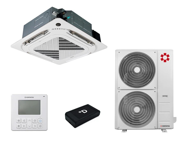 Кассетный кондиционер Kentatsu KSVB70HZAN1R/KSUNB70HZAN1/KPU95-DR