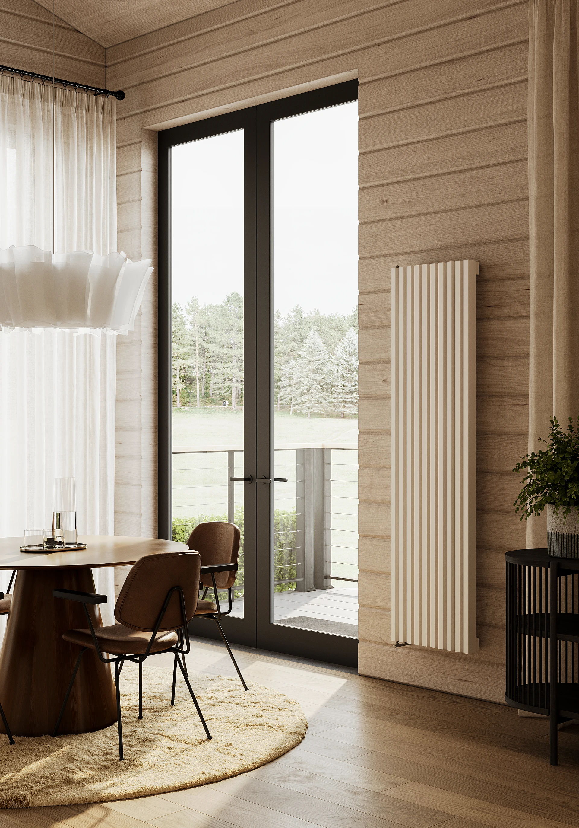 Стальной трубчатый радиатор Solira LINE 1000/6/12/RAL 9016