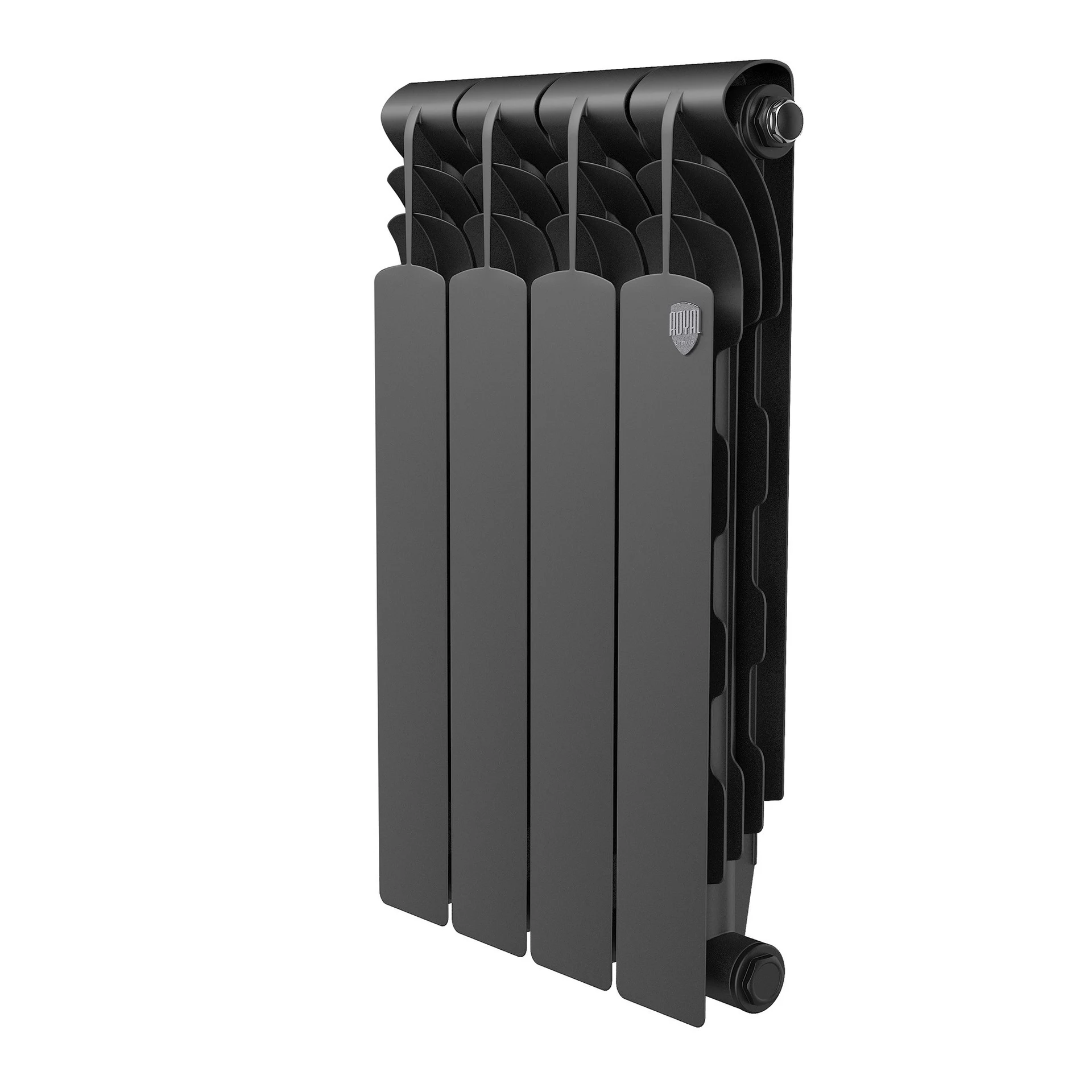 Радиатор Royal Thermo Revolution Bimetall 500 2.0 Noir Sable 4 секц.