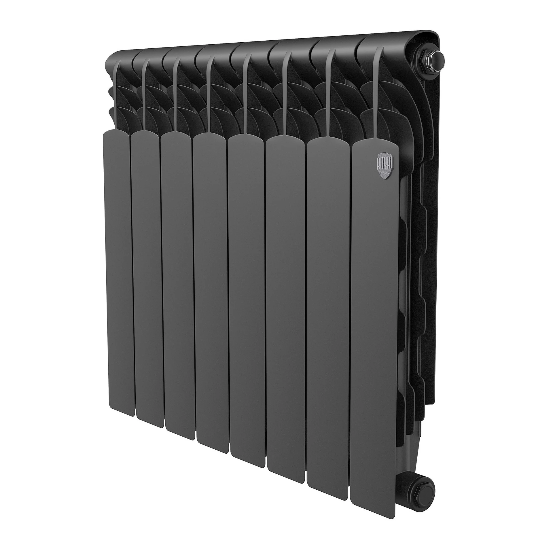 Радиатор Royal Thermo Revolution Bimetall 500 2.0 Noir Sable 8 секц.