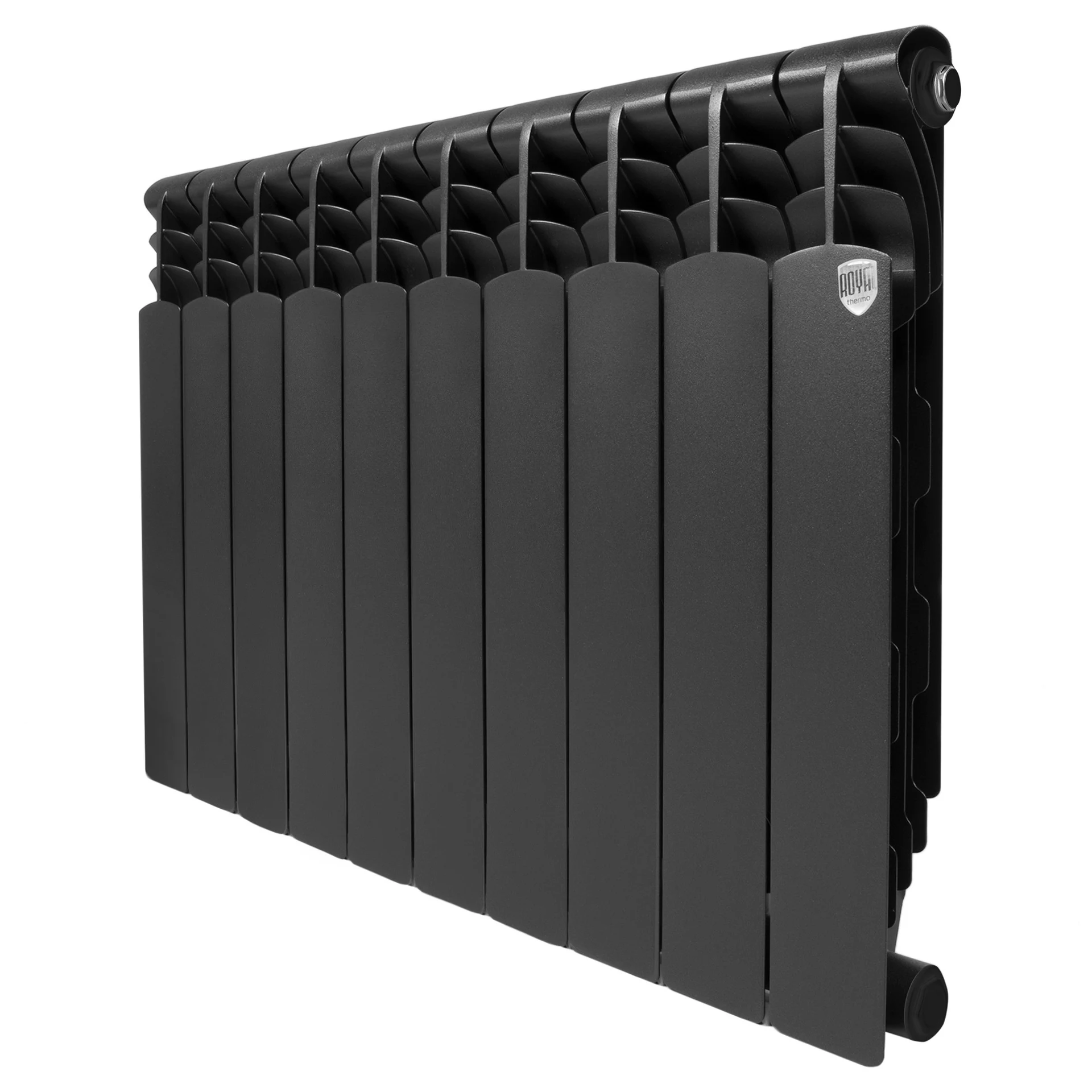 Радиатор Royal Thermo Revolution Bimetall 500 2.0 Noir Sable 10 секц.