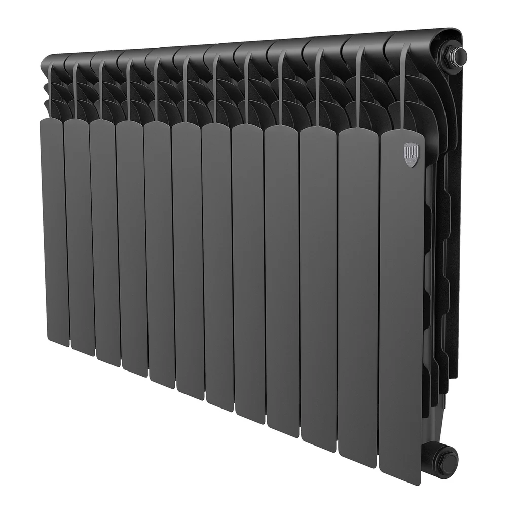 Радиатор Royal Thermo Revolution Bimetall 500 2.0 Noir Sable 12 секц.