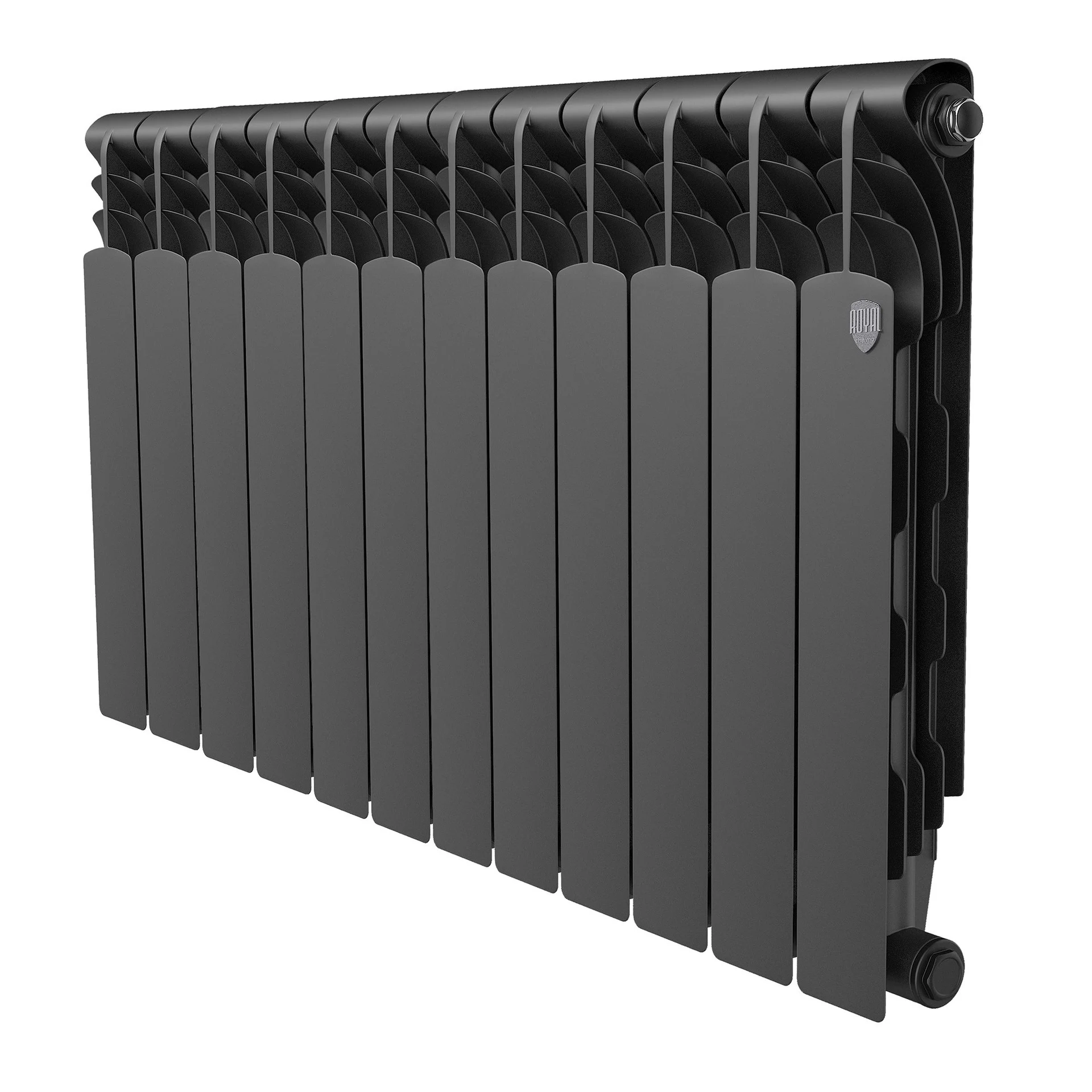 Радиатор Royal Thermo Revolution Bimetall 500 2.0 Noir Sable 12 секц.