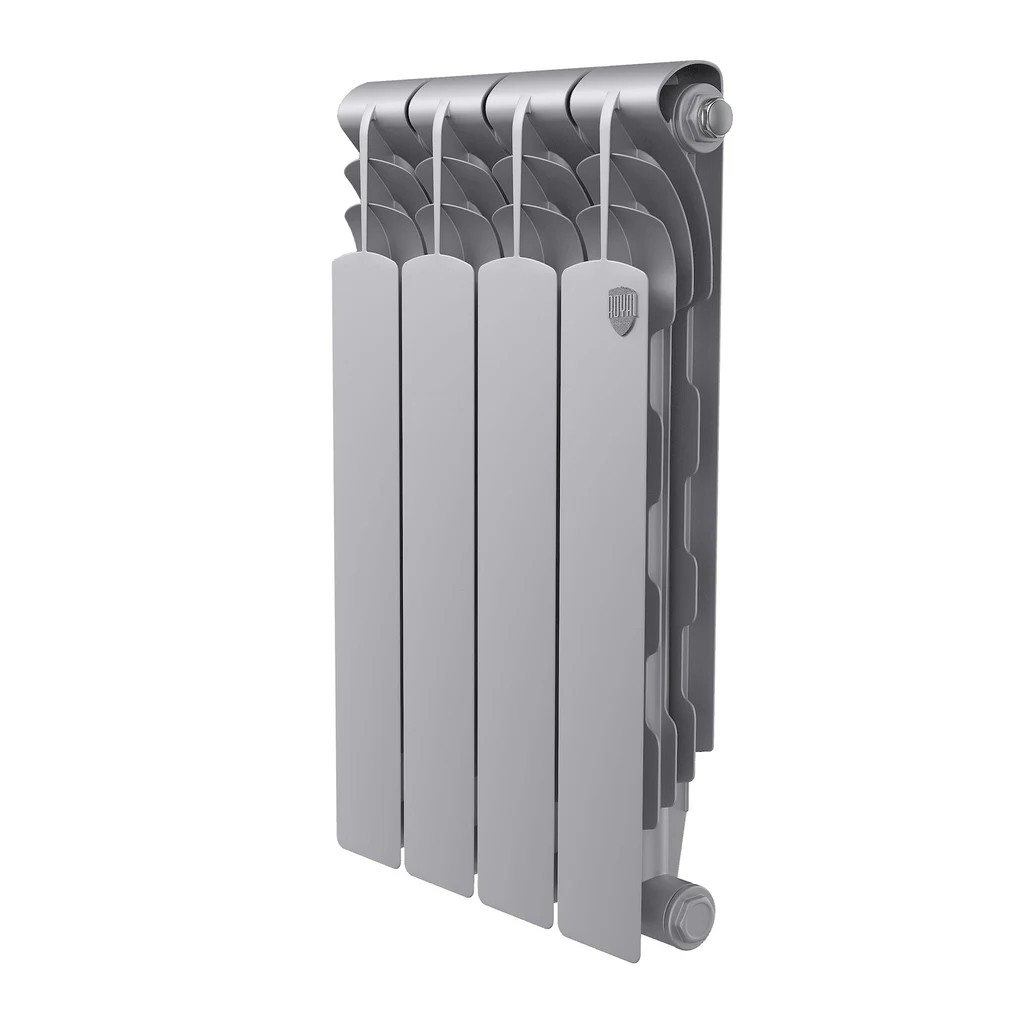 Радиатор Royal Thermo Revolution Bimetall 500 2.0 Silver Satin 4 секц.