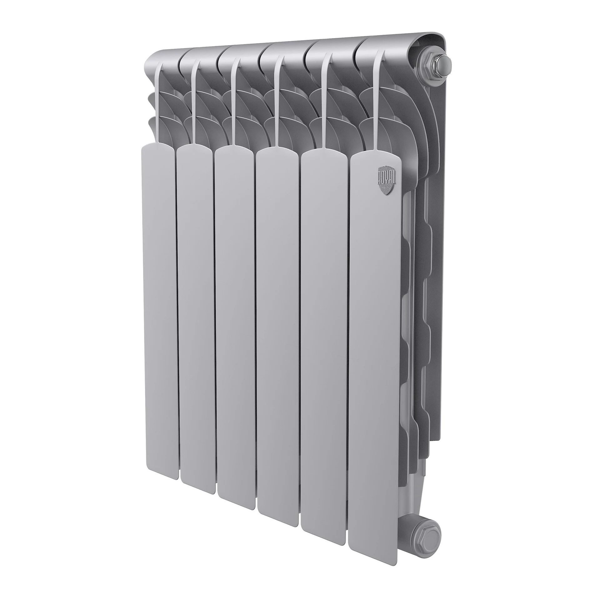 Радиатор Royal Thermo Revolution Bimetall 500 2.0 Silver Satin 6 секц.